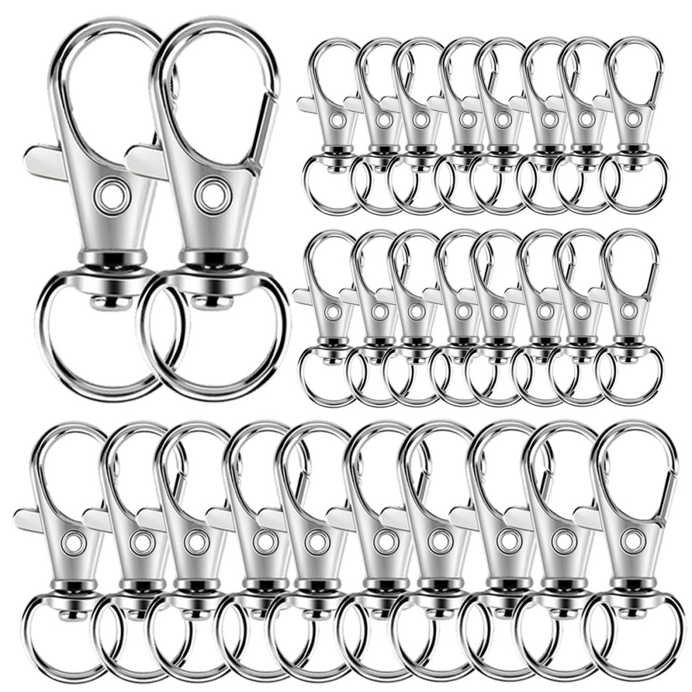 Jewelry Making Basics - 25-200 Piezas de Ganchos Giratorios Metálicos,