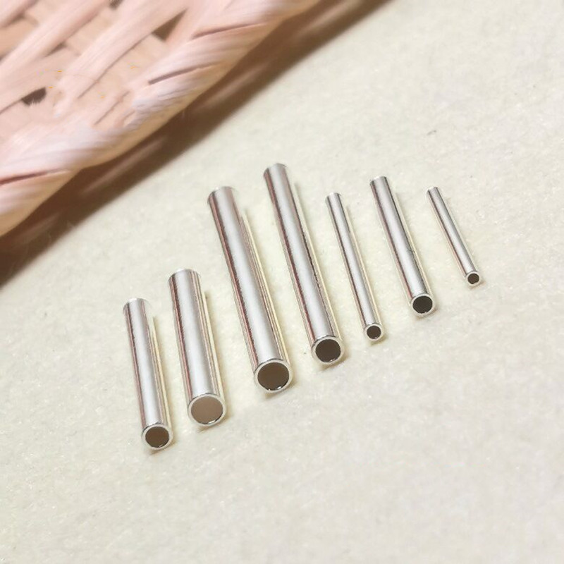 Crimp Bead Tube - Cuentas espaciadoras de conector de tubo