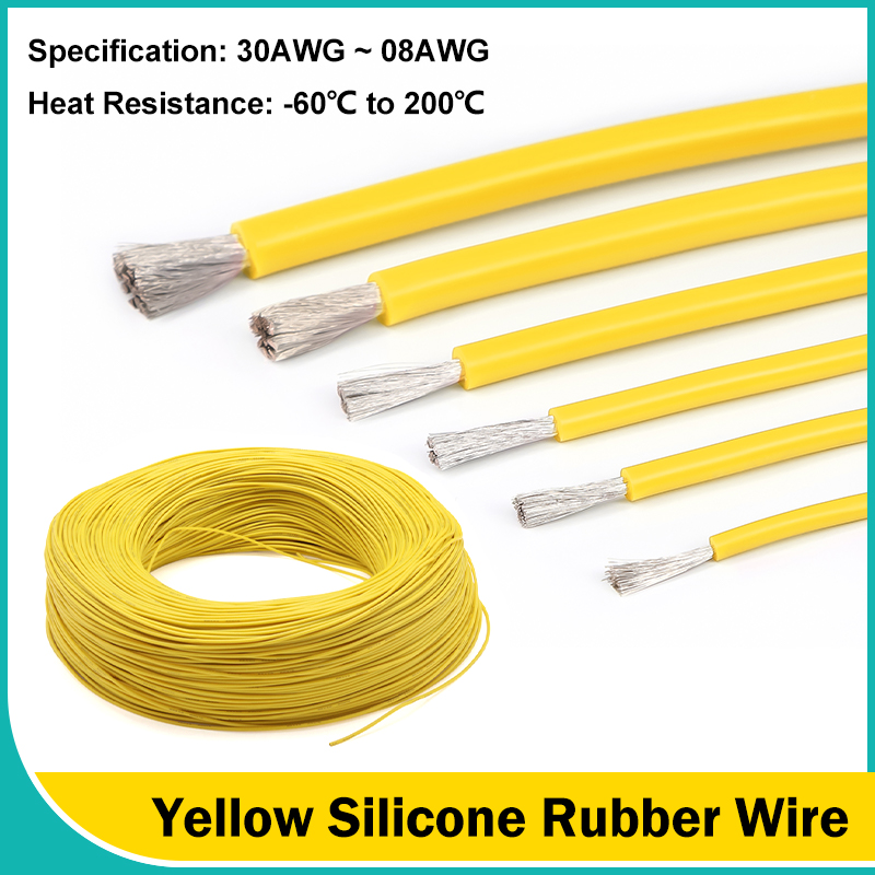 Wire 22 Gauge Copper - Cables de goma de silicona suave