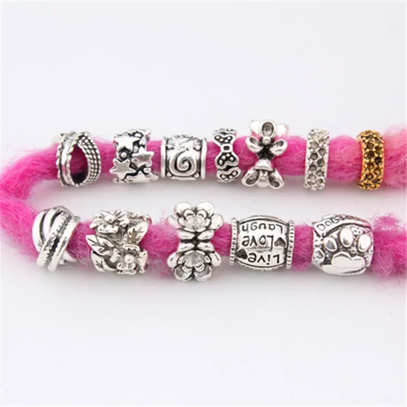Crimp Bead Tube - 5 uds. Anillos de Metal africanos
