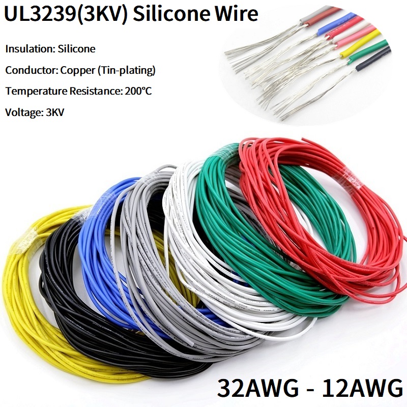 Wire 22 Gauge Copper - Cable de cobre de 2M/5M, 32