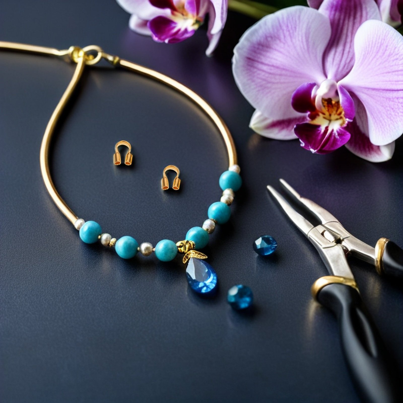 Jewelry Making Youtube - 500 piezas de tubos de crimpado,