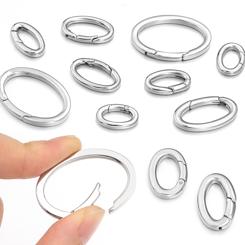 Cierres de resorte de acero in - Jewelry Making Jump Rings reseña y precio