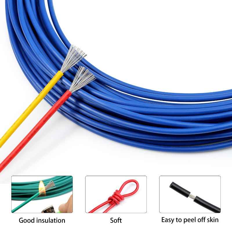 Cable Eléctrico Multifilar 100 - Wire 22 Gauge Copper reseña y precio