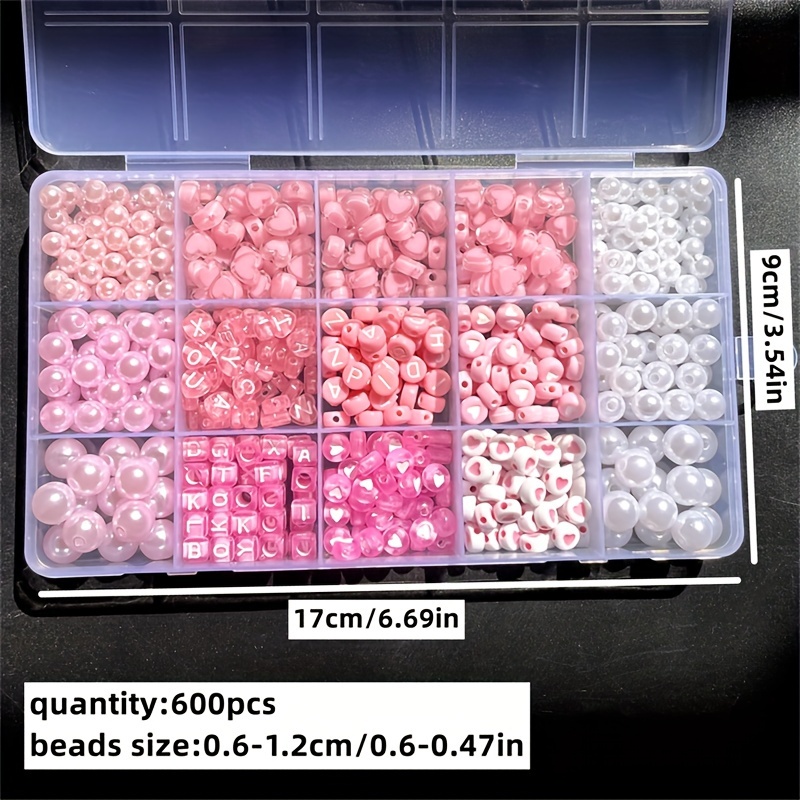Caja de Alfabeto Rosa de 10 Pi - Jewelry Making Kit reseña y precio