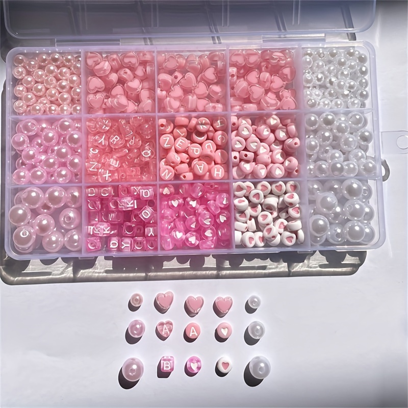 Caja de Alfabeto Rosa de 10 Pi - Jewelry Making Kit reseña y precio