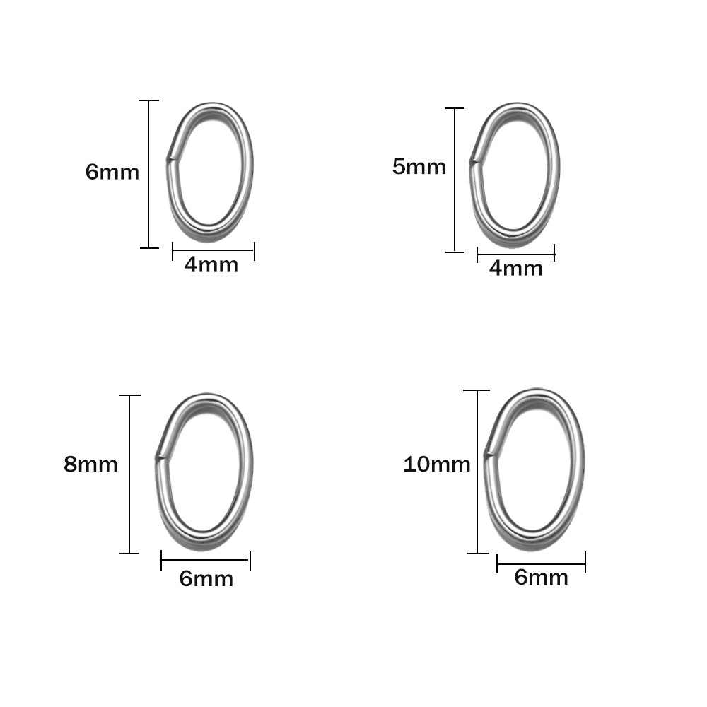 50 Uds. De anillos de salto ab - Jewelry Making Jump Rings reseña y precio