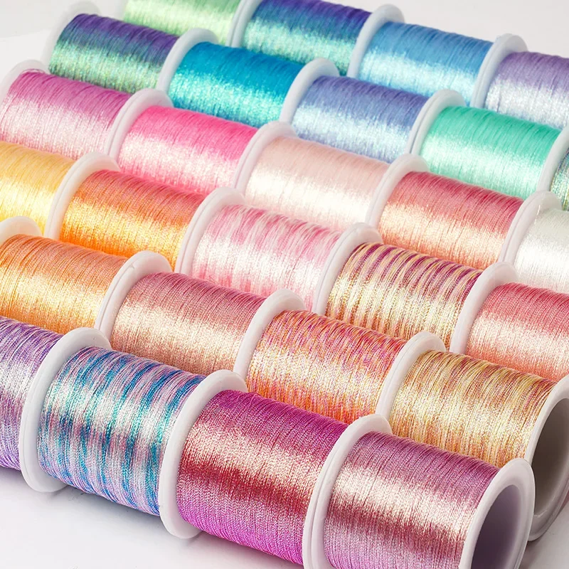 Cuerda colorida de hilo dorado - Jewelry Making Event reseña y precio