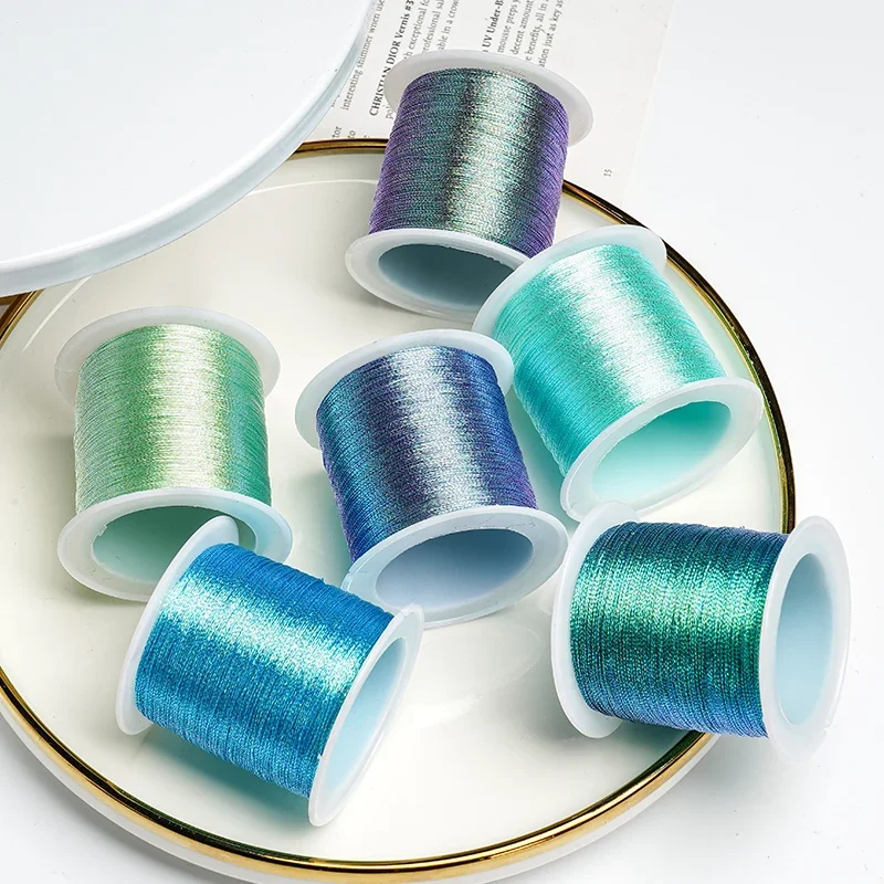 Cuerda colorida de hilo dorado - Jewelry Making Event reseña y precio