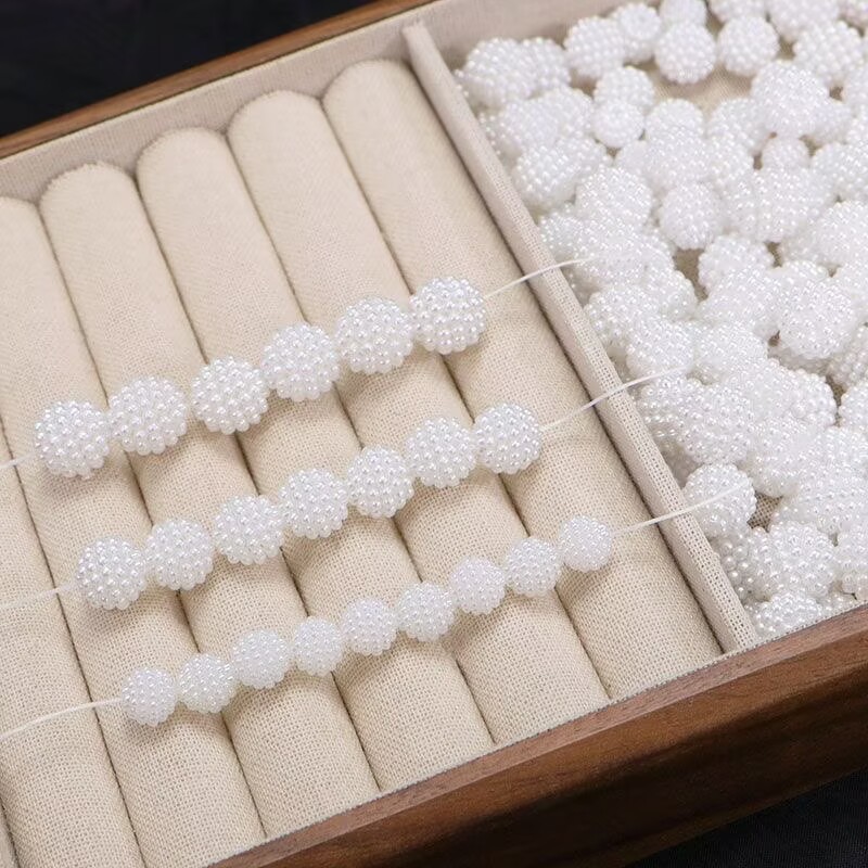 Bolas de acrílico ABS blancas  - Jewelry Making Event reseña y precio