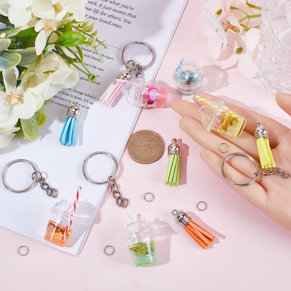 35 Uds DIY 5 juegos de llavero - Jewelry Making Kit reseña y precio