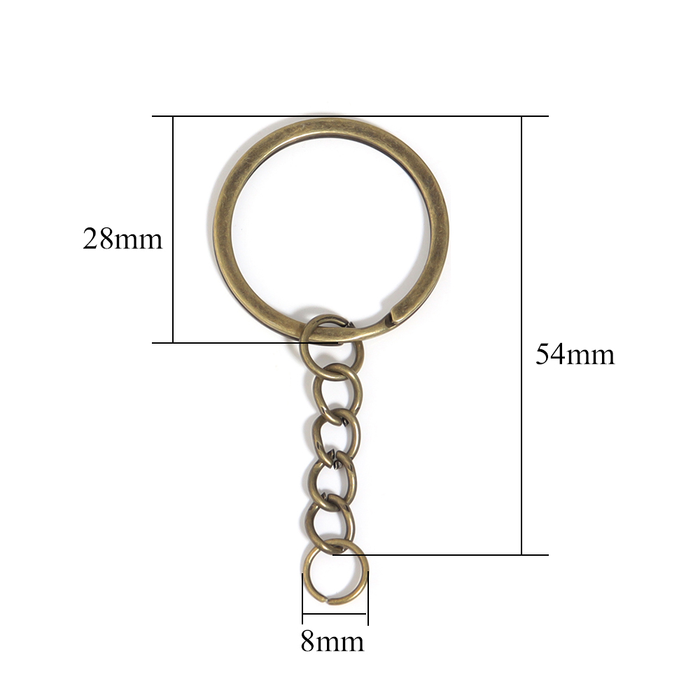 Lote de 5/20 sets de llaveros  - Jewelry Making Jump Rings reseña y precio