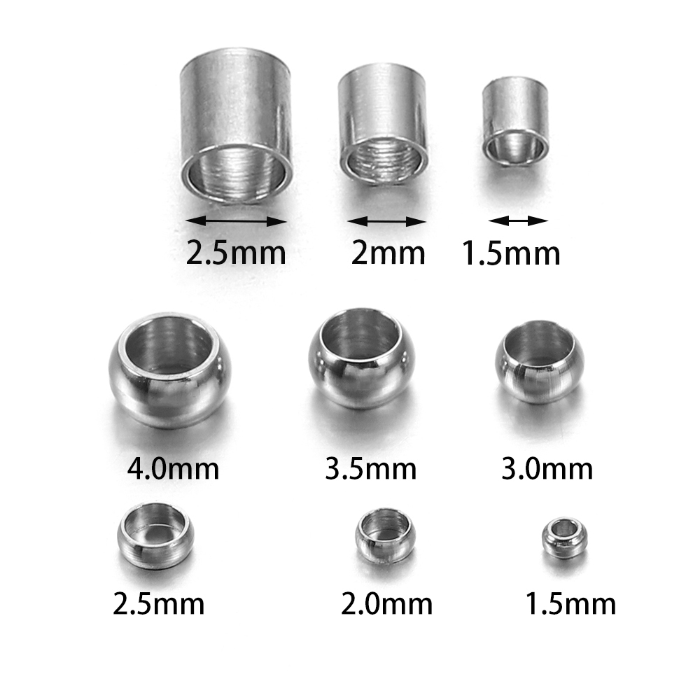 Espaciador de tope de 120-150m - Crimp Bead Tube reseña y precio