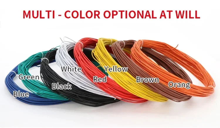 5/10/20M UL1007 Cable de cobre - Wire 22 Gauge Copper reseña y precio