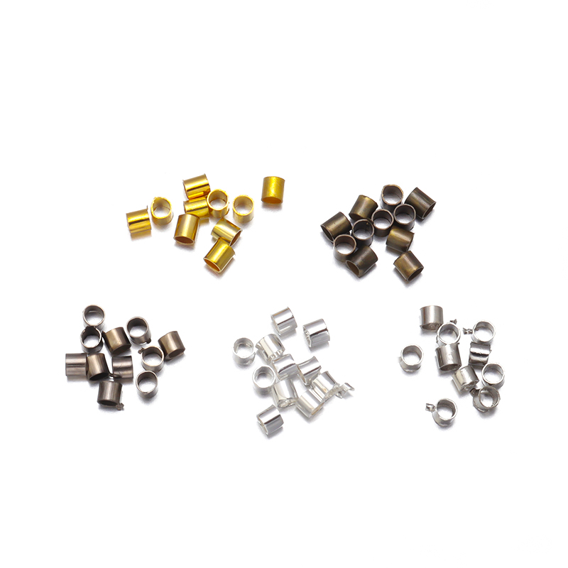 500 unids/lote de cuentas de p - Crimp Bead Tube reseña y precio