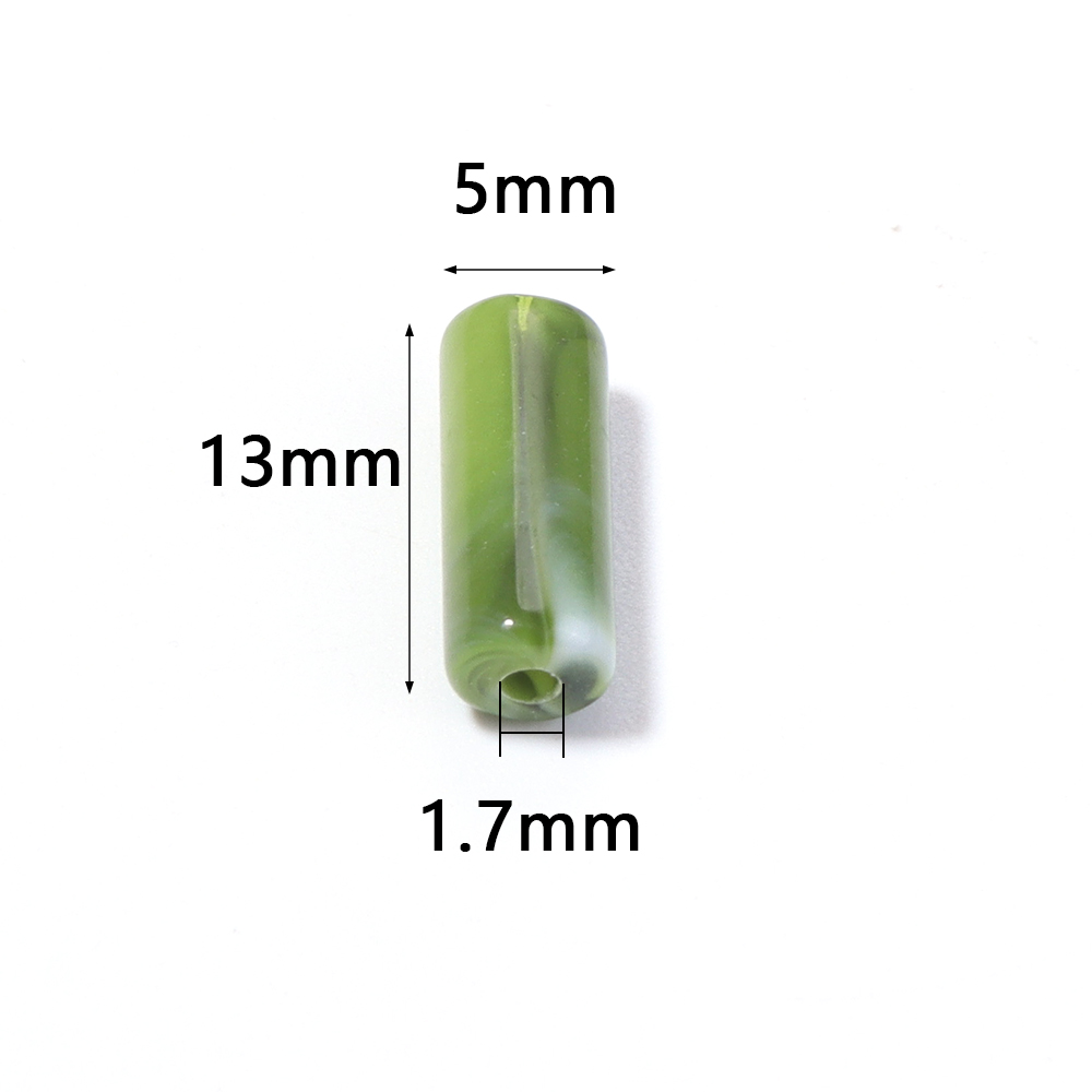 100 Uds. Cuentas de tubo acríl - Jewelry Making Youtube reseña y precio