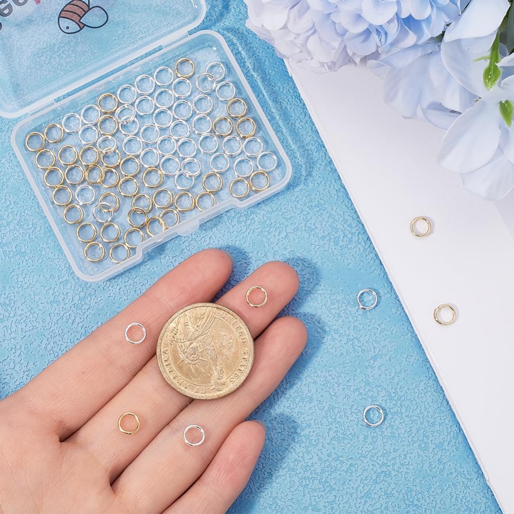 1 caja de 80 Uds. Anillo de sa - Jewelry Making Jump Rings reseña y precio