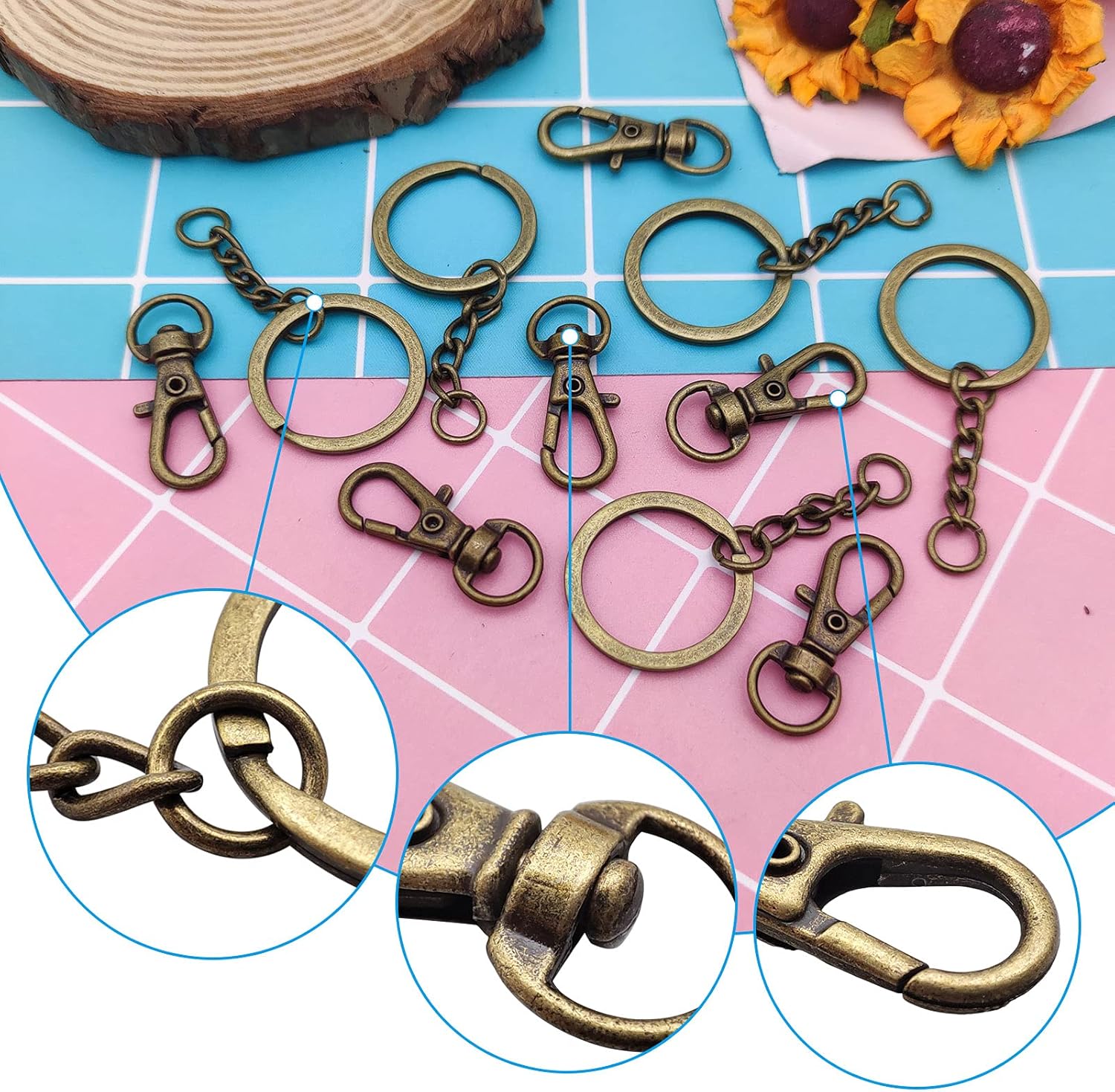 Juego de 15/30 piezas de llave - Jewelry Making Jump Rings reseña y precio