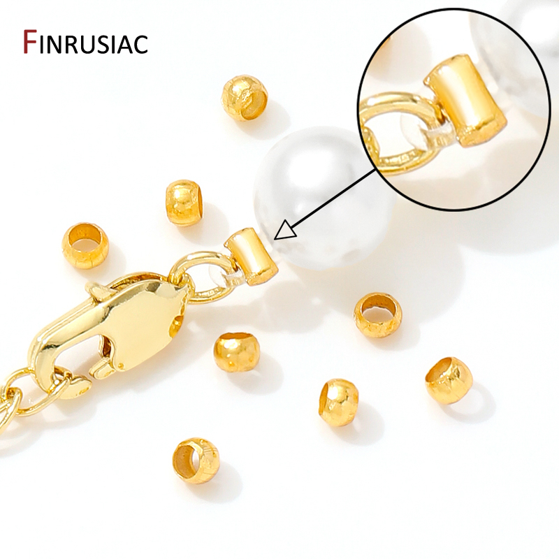 Cuentas redondas/tubo de latón - Jewelry Making Youtube reseña y precio