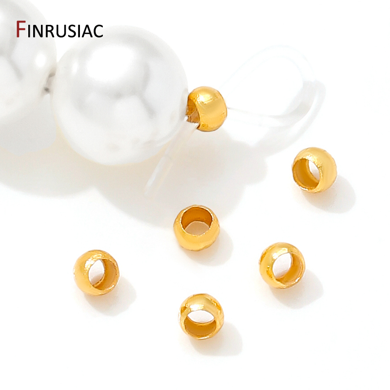 Cuentas redondas/tubo de latón - Jewelry Making Youtube reseña y precio