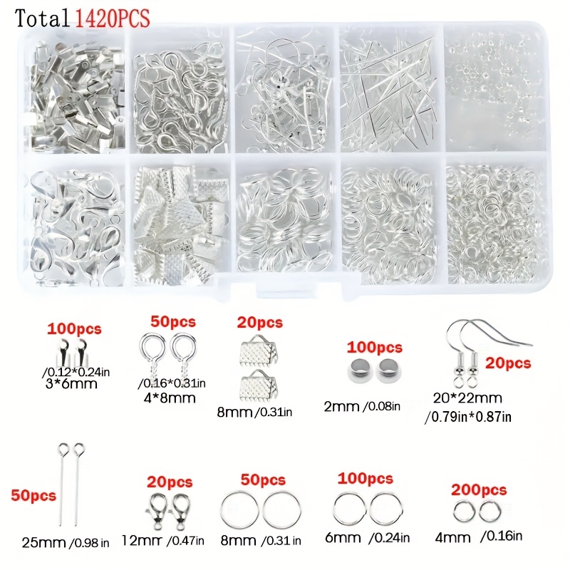 1420 piezas 1 caja Kit de acce - Jewelry Making Kit reseña y precio