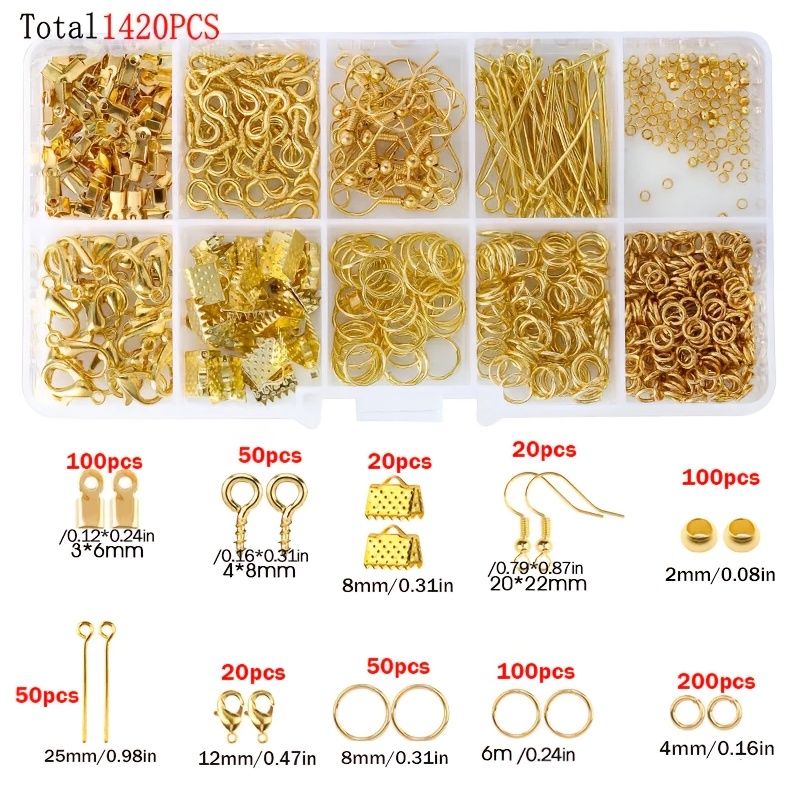 1420 piezas 1 caja Kit de acce - Jewelry Making Kit reseña y precio