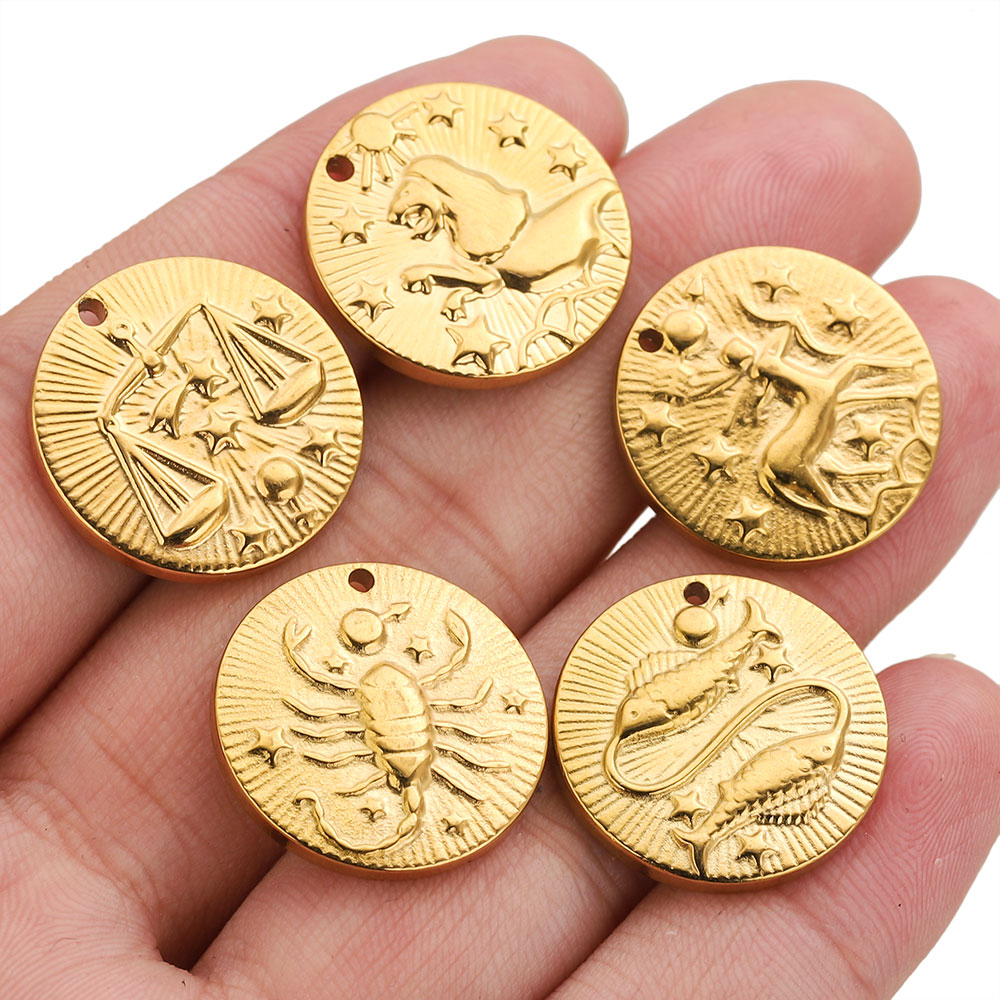 5 Piezas de Dijes de Acero Ino - Jewelry Making Tools And Supplies reseña y precio