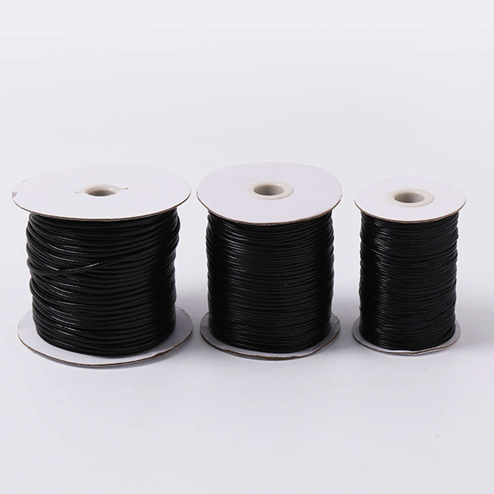Cordón encerado negro de 0,5/1 - Jewelry Making Event reseña y precio