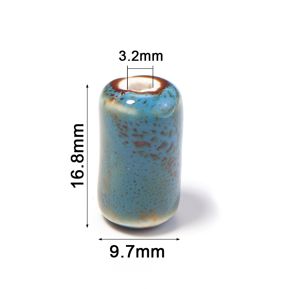 10 piezas de cuentas de cerámi - Crimp Bead Tube reseña y precio