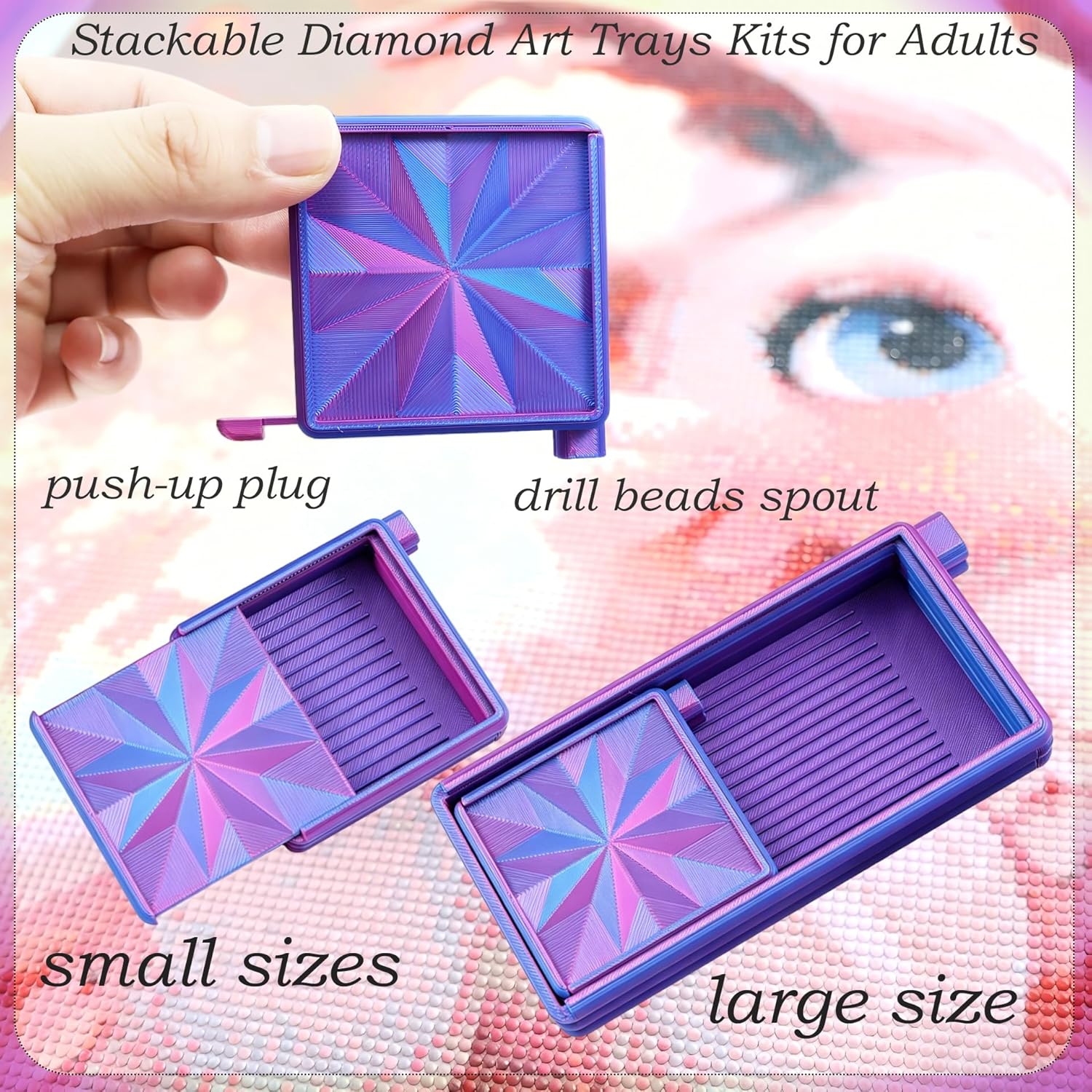 Bandejas 3 en 1 para Arte con  - Bead Organizer Tray reseña y precio